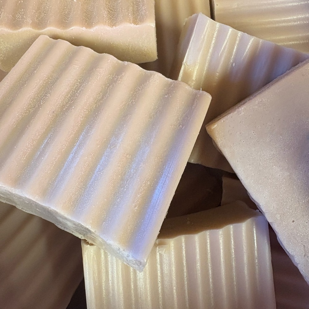 Handcrafted Cream Soap Bars set of three